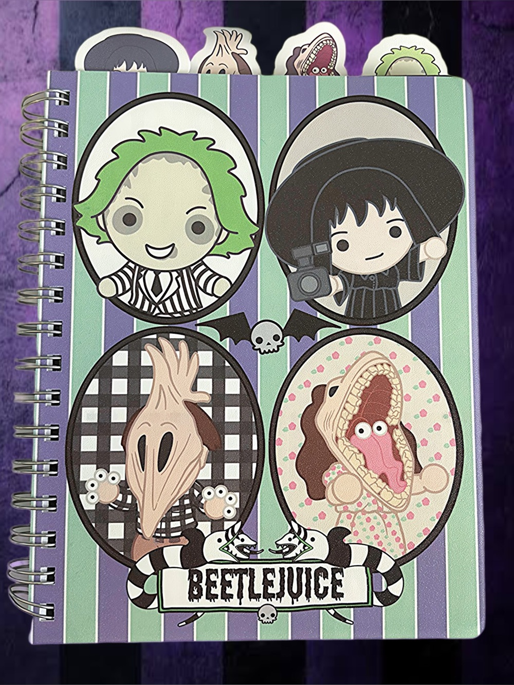 Beetlejuice Baby Chibi Lined Notebook / Journal